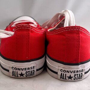 Red Converse All Stars 8.5 US Womens
